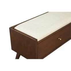 Cheapest π€© Alpine Furniture Flynn Bench In Walnut π 11 Cheapest π€© Alpine Furniture Flynn Bench In Walnut π -Bedroom Benches Store 2631854 4 L