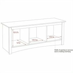 Best deal π Prepac Sonoma Black Cubby Bed Bench π 7 Best deal π Prepac Sonoma Black Cubby Bed Bench π -Bedroom Benches Store 3370 3 L