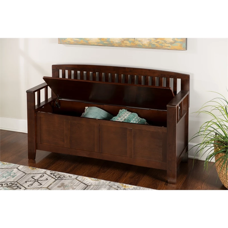 Best deal π€© Linon Cynthia Wood Storage Bench In Brown π 11 Best deal π€© Linon Cynthia Wood Storage Bench In Brown π - Image 11