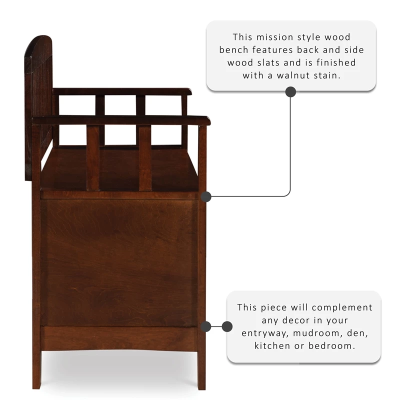 Best deal π€© Linon Cynthia Wood Storage Bench In Brown π 15 Best deal π€© Linon Cynthia Wood Storage Bench In Brown π - Image 15