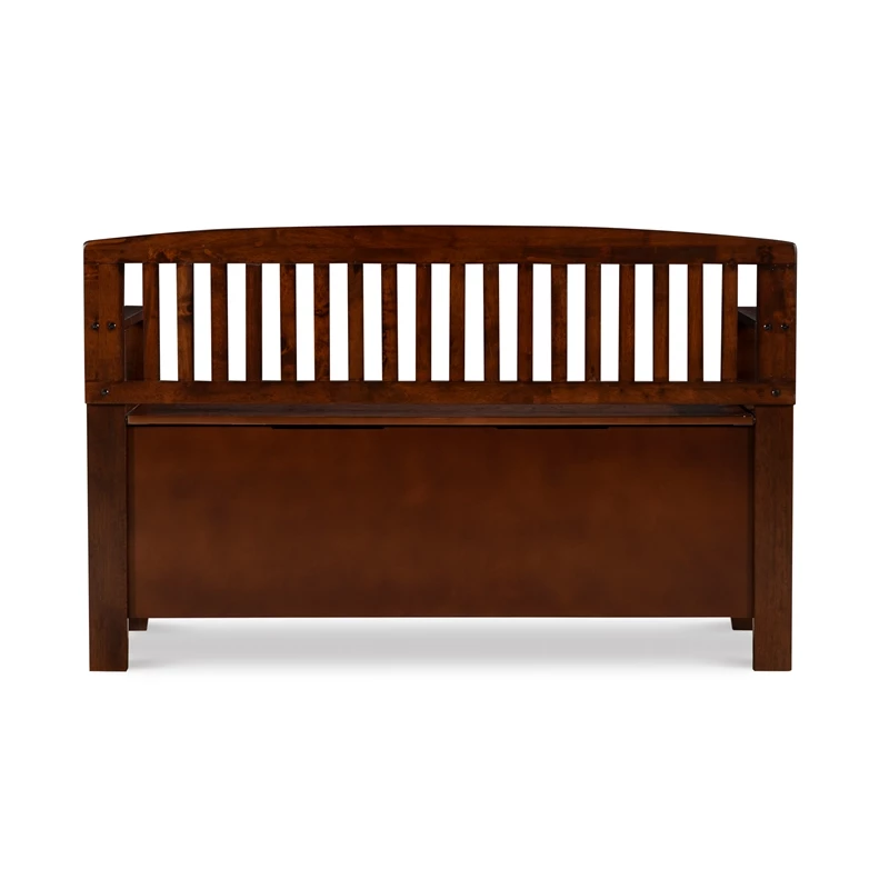 Best deal π€© Linon Cynthia Wood Storage Bench In Brown π 4 Best deal π€© Linon Cynthia Wood Storage Bench In Brown π - Image 4