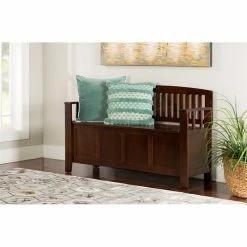 Best deal π€© Linon Cynthia Wood Storage Bench In Brown π 26 Best deal π€© Linon Cynthia Wood Storage Bench In Brown π -Bedroom Benches Store 438798 9 L