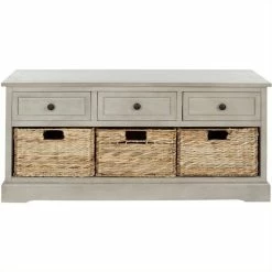 Best reviews of 💯 Safavieh Bud 3 Drawer Storage Unit In Grey 🤩