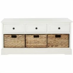 New ⌛ Safavieh Bud 3 Drawer Storage Unit In Cream 👍