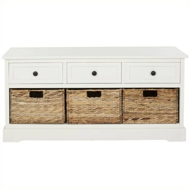 New β Safavieh Bud 3 Drawer Storage Unit In Cream π 1 New β Safavieh Bud 3 Drawer Storage Unit In Cream π