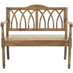 Best reviews of 👏 Safavieh Benjamin Pine Bench In Oak ⌛