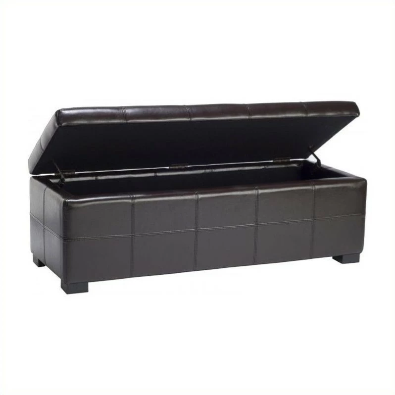 Hot Sale π₯° Safavieh Large Maiden Tufted Leather Storage Bench In Brown 𧨠1 Hot Sale π₯° Safavieh Large Maiden Tufted Leather Storage Bench In Brown π§¨