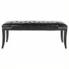 New 🛒 Safavieh Bob Birch Wood Bench In Black ⌛