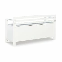 Best Sale π Linon Lenly Entryway Storage Bench In White π― 24 Best Sale π Linon Lenly Entryway Storage Bench In White π― -Bedroom Benches Store 449854 12 L