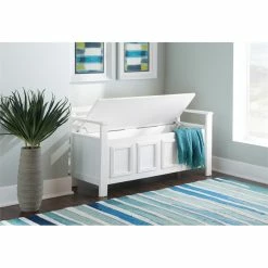 Best Sale π Linon Lenly Entryway Storage Bench In White π― 18 Best Sale π Linon Lenly Entryway Storage Bench In White π― -Bedroom Benches Store 449854 5 L