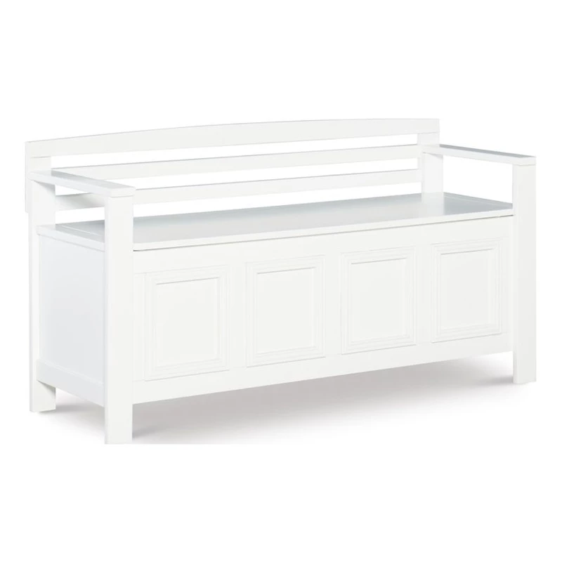 Best Sale π Linon Lenly Entryway Storage Bench In White π― 1 Best Sale π Linon Lenly Entryway Storage Bench In White π―
