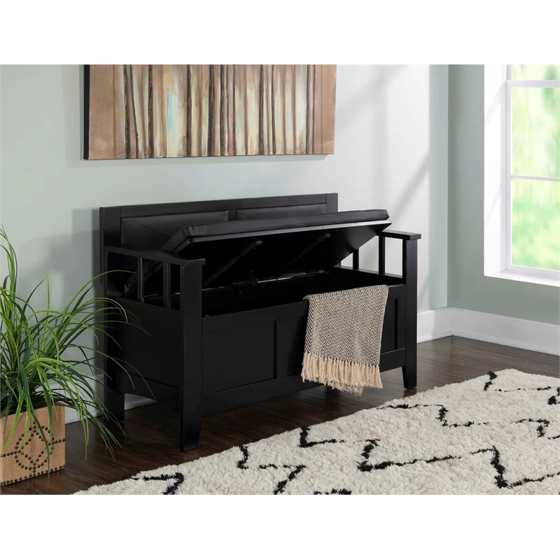 Best reviews of π Linon Carlton Padded Storage Bench In Black π 16 Best reviews of π Linon Carlton Padded Storage Bench In Black π - Image 16