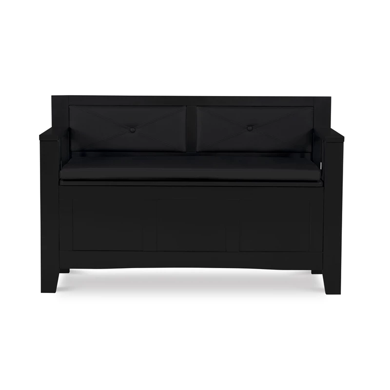 Best reviews of π Linon Carlton Padded Storage Bench In Black π 2 Best reviews of π Linon Carlton Padded Storage Bench In Black π - Image 2