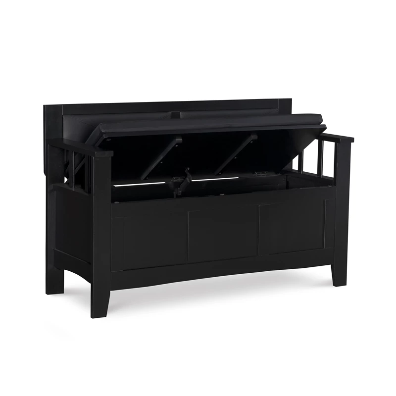 Best reviews of π Linon Carlton Padded Storage Bench In Black π 4 Best reviews of π Linon Carlton Padded Storage Bench In Black π - Image 4
