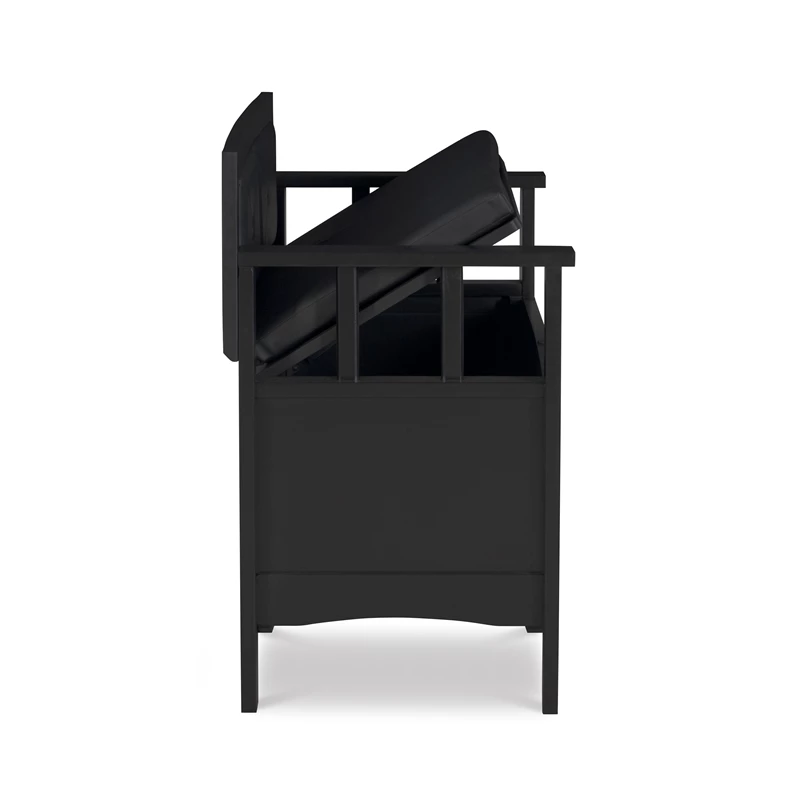 Best reviews of π Linon Carlton Padded Storage Bench In Black π 6 Best reviews of π Linon Carlton Padded Storage Bench In Black π - Image 6