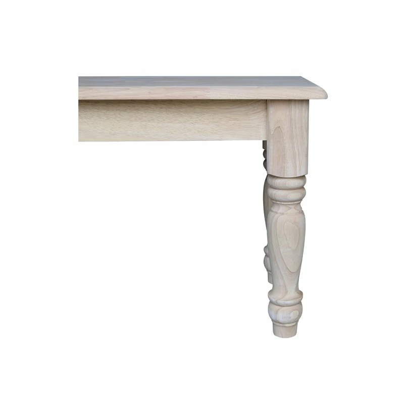 Deals π― International Concepts Unfinished Farmhouse Bench Parawood π 3 Deals π― International Concepts Unfinished Farmhouse Bench Parawood π - Image 3