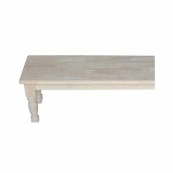 Deals π― International Concepts Unfinished Farmhouse Bench Parawood π 13 Deals π― International Concepts Unfinished Farmhouse Bench Parawood π -Bedroom Benches Store 451523 6 L