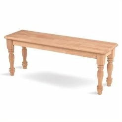 Deals π― International Concepts Unfinished Farmhouse Bench Parawood π