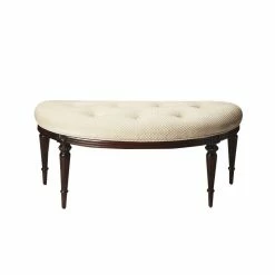 Best Pirce β€οΈ Butler Specialty Company Butler Specialty Tamara Demilune Bench In Plantation Cherry β€οΈ