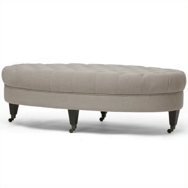 Coupon π Baxton Studio Brighton Ottoman In Beige β 1 Coupon π Baxton Studio Brighton Ottoman In Beige β