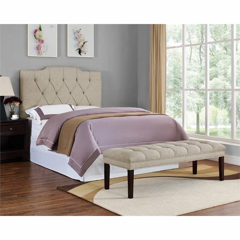 Brand new π PRI Upholstered Bedroom Bench In White π 3 Brand new π PRI Upholstered Bedroom Bench In White π - Image 3
