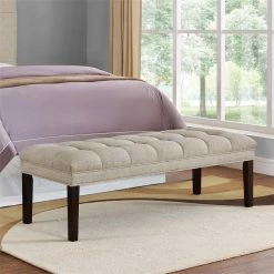 Brand new π PRI Upholstered Bedroom Bench In White π 7 Brand new π PRI Upholstered Bedroom Bench In White π -Bedroom Benches Store 521194 L