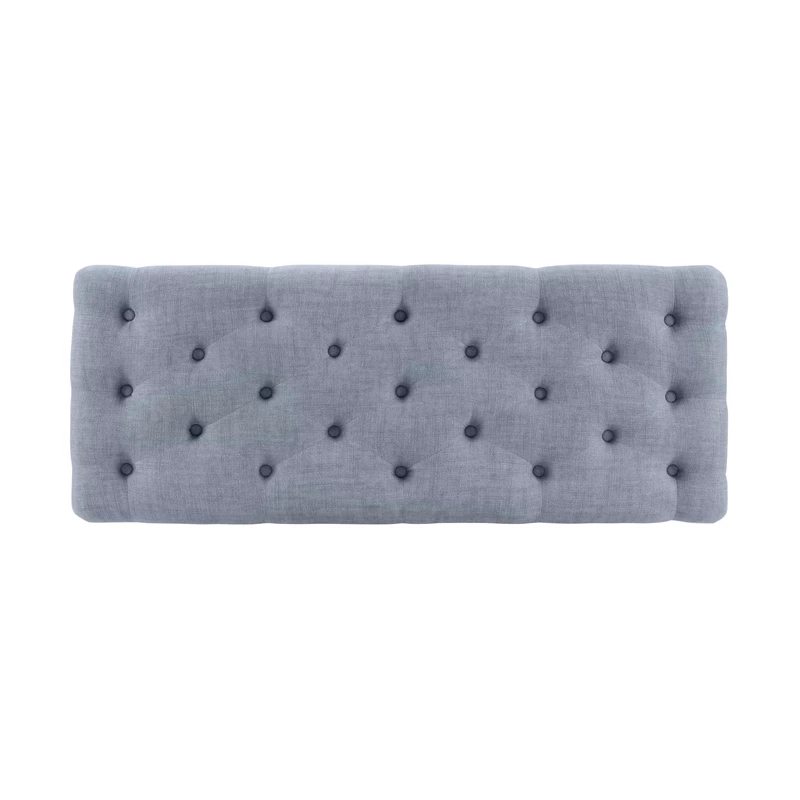 Flash Sale π Linon Isabelle 50" Wood Upholstered Bench In Blue π€© 5 Flash Sale π Linon Isabelle 50" Wood Upholstered Bench In Blue π€© - Image 5