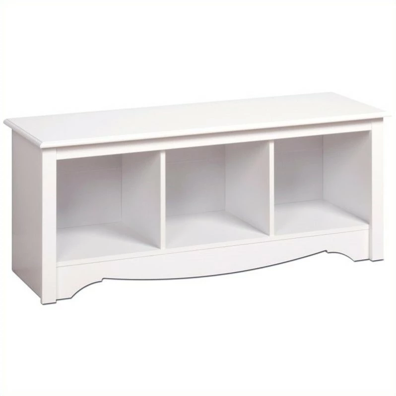 Flash Sale βοΈ Prepac Monterey White Cubby Bench π 2 Flash Sale βοΈ Prepac Monterey White Cubby Bench π - Image 2
