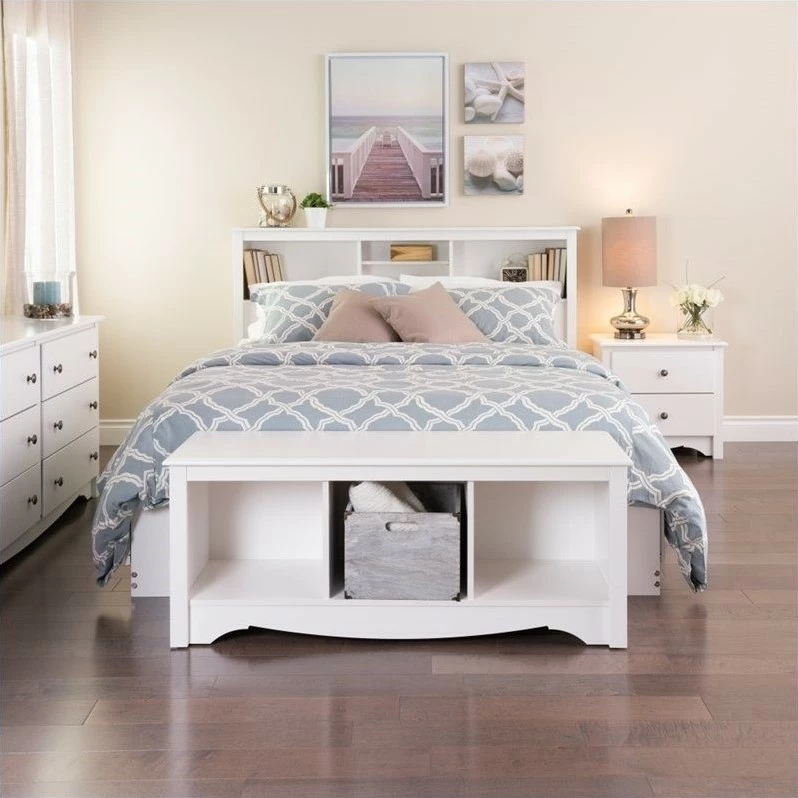 Flash Sale βοΈ Prepac Monterey White Cubby Bench π 3 Flash Sale βοΈ Prepac Monterey White Cubby Bench π - Image 3
